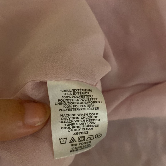 Loft XXSP pink dotted Swiss top - Picture 4 of 5